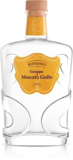 Grappa Moscato Giallo Bertagnolli Trentino Bianca 0